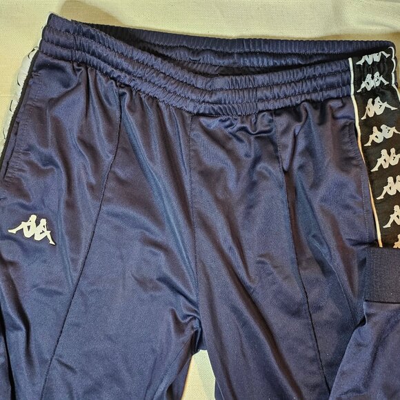 Kappa Unisex Dark Blue Classic Track Pants - Size XL(W) M(M) - Picture 2 of 6
